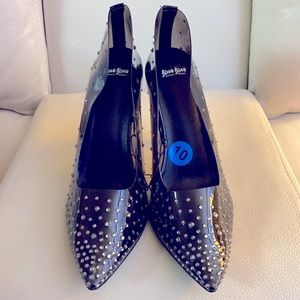 Bisou-Bisou Michelle Bonbot Rhinestones black Pumps.